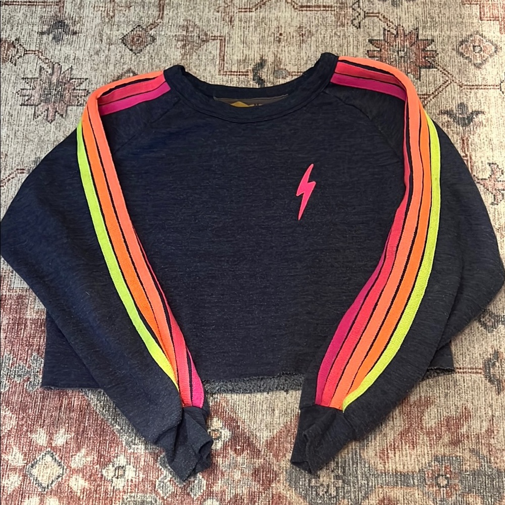 Aviator Nation Cropped Sweatshirt